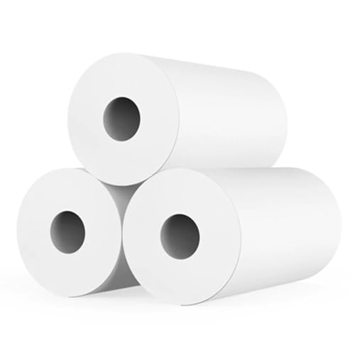 Sofortdruckpapier für Kinderkamera, 80 Fotos pro Rolle, 9 x 5 cm, 3 Rollen Sofortdruckpapier für Kinderkamera, 80 Fotos pro Rolle, 9 x 5 cm, 3 Rollen von Kuboo
