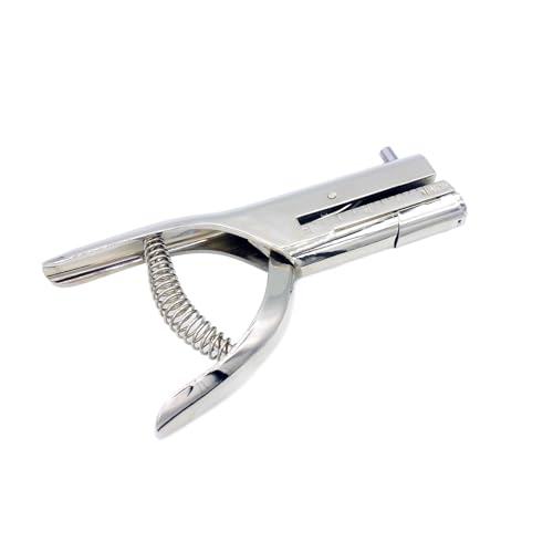 Kucaa Handlochstanzer für PVC-Karten, Ausweise, Fotos, 10 mm tiefer Hals, robust, 10 mm, Größe L Kucaa Handlochstanzer für PVC-Karten, Ausweise, Fotos, 10 mm tiefer Hals, robust, 10 mm, Größe L von Kucaa