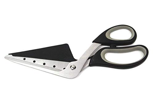 Küchenprofi Pizzaschere, Edelstahl, mit Pizzaheber, zerlegbar, spülmaschinenfest, scharfe Klingen, schneidet Pizza mühelos, auch als Küchenschere von Küchenprofi