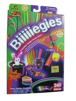 Biiiiiegies - die kreativen Wachsschnüre. Hobby Trendpackung mit 340 flexiblen Sticks in 13 verschiedenen Farben aus Wachs. Einzeln in Schachtel verpackt. von Kuenen