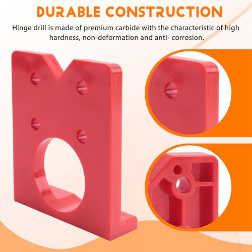 Kueohse 35-Mm-Scharnierlehren-BohrfüHrungssets TüRscharnier-Bohrlochschneider Verdeckte Scharnierlehre mit Bit-Positionierer für MöBelholz Kueohse 35-Mm-Scharnierlehren-BohrfüHrungssets TüRscharnier-Bohrlochschneider Verdeckte Scharnierlehre mit Bit-Positionierer für MöBelholz von Kueohse