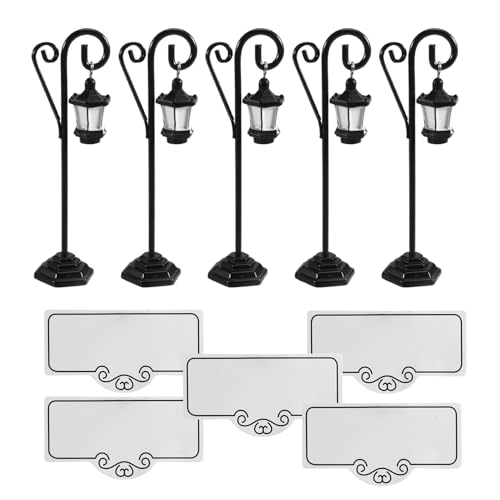 Kueohse 5 Stk. Strassenlaterne Form Hochzeit Empfang Platz Kartenhalter Nummer Name Tabelle Menue Bild Foto Clip Kartenhalter Stand mit einer Karte Kueohse 5 Stk. Strassenlaterne Form Hochzeit Empfang Platz Kartenhalter Nummer Name Tabelle Menue Bild Foto Clip Kartenhalter Stand mit einer Karte von Kueohse