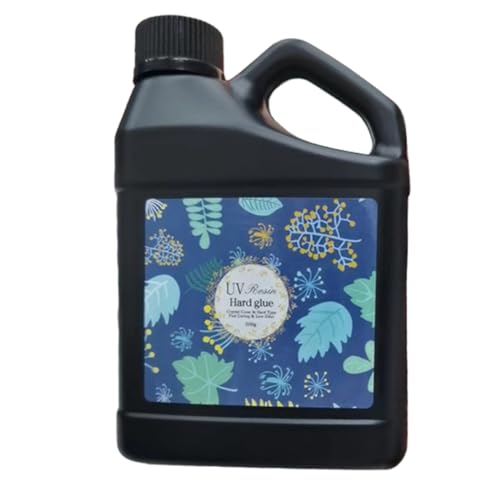 Kueohse UV-Harz, 500 G - Verbessertes, Kristallklares, Hartes, UV-Schnell Härtendes Epoxidharz für die Schmuckherstellung Kueohse UV-Harz, 500 G - Verbessertes, Kristallklares, Hartes, UV-Schnell Härtendes Epoxidharz für die Schmuckherstellung von Kueohse