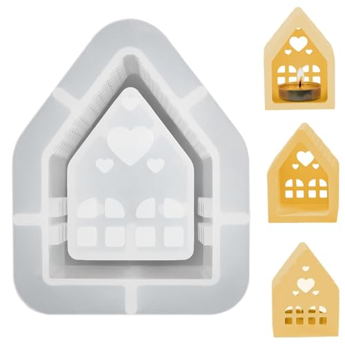 Silikonformen Gießformen Häuser,Silikonform Haus Mini Silikonform Häuser,Silikon Haus Kerzenformen, Silikon Gießform Häuschen, zum Gießen Giessformen Silikon Gießform Häuser für DIY Handwerk Silikonformen Gießformen Häuser,Silikonform Haus Mini Silikonform Häuser,Silikon Haus Kerzenformen, Silikon Gießform Häuschen, zum Gießen Giessformen Silikon Gießform Häuser für DIY Handwerk von KufaerBeam