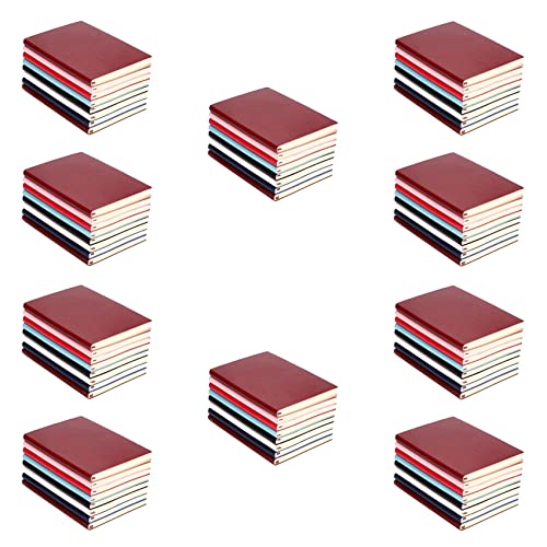 Kufughty 10 x 6 Farben, zufälliger weicher Einband, PU-Leder, Notizbuch, Schreibtagebuch, 100 Seiten, liniertes Tagebuch, Buch Kufughty 10 x 6 Farben, zufälliger weicher Einband, PU-Leder, Notizbuch, Schreibtagebuch, 100 Seiten, liniertes Tagebuch, Buch von Kufughty