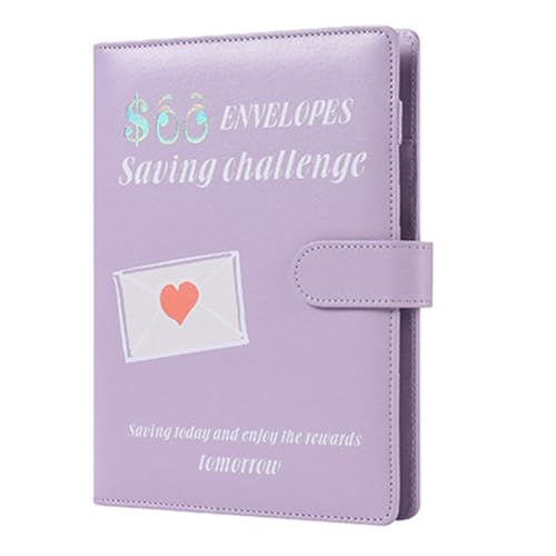 Kufughty 100 Umschläge A5 -Budgetordner Challenge-Buch zum Sparen Von 5.050 -Budgetordner zum Valentinstag mit Geldumschlägen Lila 1 Set Kufughty 100 Umschläge A5 -Budgetordner Challenge-Buch zum Sparen Von 5.050 -Budgetordner zum Valentinstag mit Geldumschlägen Lila 1 Set von Kufughty