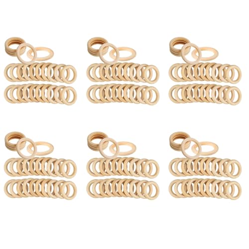 Kufughty 150 Stück Naturholzringe, 70 mm, unlackiert, Makramee, Holzkreise für Bastelarbeiten, Ringe, Anhänger, Schmuckherstellung Kufughty 150 Stück Naturholzringe, 70 mm, unlackiert, Makramee, Holzkreise für Bastelarbeiten, Ringe, Anhänger, Schmuckherstellung von Kufughty