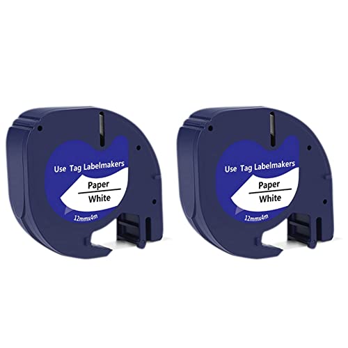 Kufughty 2er-Pack Kompatibles Etikettenband, Ersatzetikettenband für, Schwarz auf Weißem Kunststoff-Etikettenband für Label Maker Kufughty 2er-Pack Kompatibles Etikettenband, Ersatzetikettenband für, Schwarz auf Weißem Kunststoff-Etikettenband für Label Maker von Kufughty