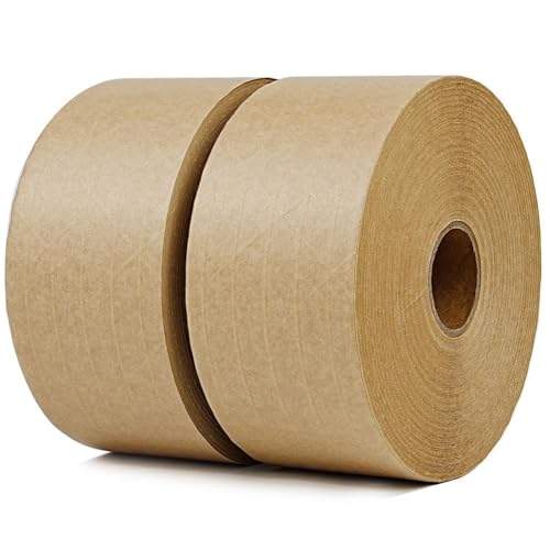 Kufughty Papierklebeband, Gekreppetes Gummi, Kraftpapierklebeband, Schweres Kraftpapierklebeband von Kufughty