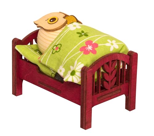 Kuhnert - Dekoration/Holzfigur - Mini Eule im Bett - ca. 7cm - Made in Germany Kuhnert - Dekoration/Holzfigur - Mini Eule im Bett - ca. 7cm - Made in Germany von Kuhnert