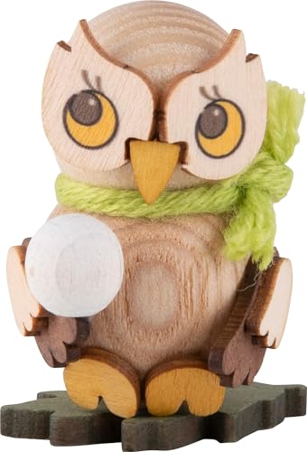 Kuhnert - Eulenkind mit Schneekugel zum Stellen - Holzfigur ca. 4 cm Kuhnert - Eulenkind mit Schneekugel zum Stellen - Holzfigur ca. 4 cm von Kuhnert