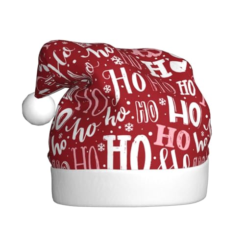 Kuilepa Ho Lustiger Weihnachtshut mit Weihnachtsmotiv, Weihnachtsmann-Hut für Erwachsene, verdickte Weihnachtsmützen für Weihnachten, Neujahr von Kuilepa