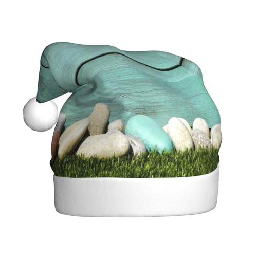 Kuilepa Weihnachtshut mit Holzmaserung, Weihnachtsmann-Hut für Erwachsene, verdickte Weihnachtsmannmützen für Weihnachten, Neujahr, Partyzubehör Kuilepa Weihnachtshut mit Holzmaserung, Weihnachtsmann-Hut für Erwachsene, verdickte Weihnachtsmannmützen für Weihnachten, Neujahr, Partyzubehör von Kuilepa