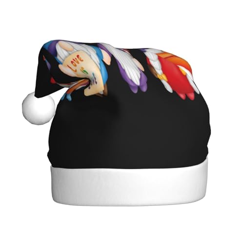 Kuilepa Weihnachtsmütze, Weihnachtsmannmütze, Weihnachtsmütze für Erwachsene, verdickte Weihnachtsmannmützen für Weihnachten, Neujahr, Urlaub, Partyzubehör von Kuilepa
