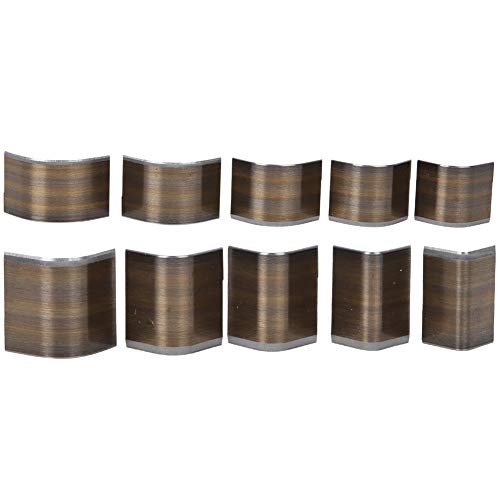 10 -pcs Leder Brieftasche Gürtel Eckkantenschneider, Lederhandwerkswerkzeuge für Gürtelbrieftasche (Lichtkreis) von Kukyller
