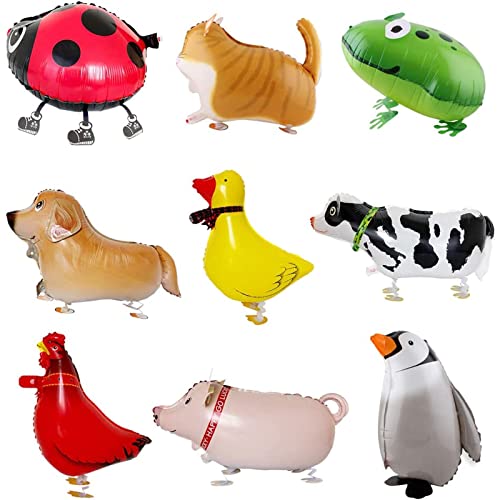 Walking Tier Ballons 9 Stück Haustier Folienballon Haustier Ballons Walking Ballon Air Walkers für Kinder Geburtstags thema Party Deko Walking Tier Ballons 9 Stück Haustier Folienballon Haustier Ballons Walking Ballon Air Walkers für Kinder Geburtstags thema Party Deko von Kulannder