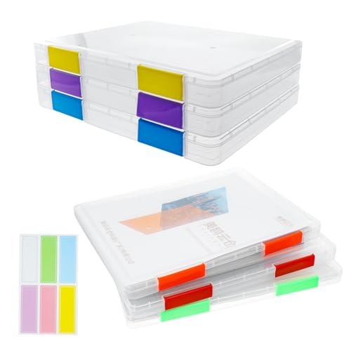 Kuleyng A4-Aufbewahrungsbox-Set, 6er-Pack, mehrfarbig, mit Deckel, Kunststoff, A4-Dokumentenbox für Büroorganisation und Aufbewahrung zu Hause Kuleyng A4-Aufbewahrungsbox-Set, 6er-Pack, mehrfarbig, mit Deckel, Kunststoff, A4-Dokumentenbox für Büroorganisation und Aufbewahrung zu Hause von Kuleyng