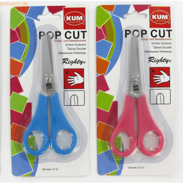 12 x Kum Bastelschere Pop Cut 13cm Righty 12 x Kum Bastelschere Pop Cut 13cm Righty von Kum