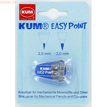 24 x Kum Spitzdose Easy Point Blister 2+3,15mm farbig sortiert von Kum