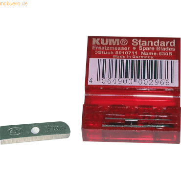 6 x Kum Ersatzmesser 530S für Standardspitzer VE=3 Stück von Kum
