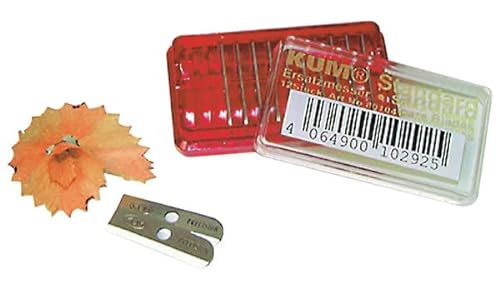 KUM 500S Ersatzmesser für Bleistiftanpitzer 12 Stück von Kum
