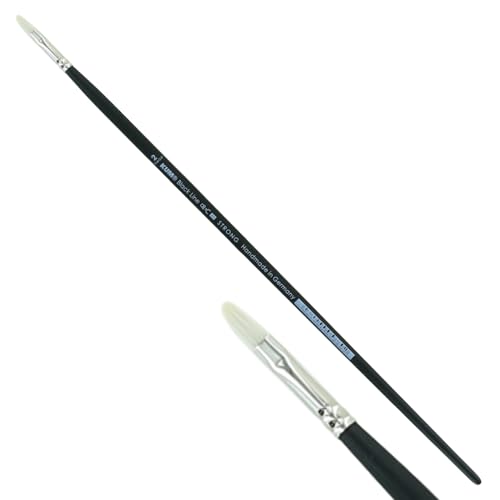 KUM 5122711 - Acryl- und Ölpinsel Black Line, Katzenzunge, Größe 2, für Künstler, Künstlerpinsel, Künstlerbedarf KUM 5122711 - Acryl- und Ölpinsel Black Line, Katzenzunge, Größe 2, für Künstler, Künstlerpinsel, Künstlerbedarf von Kum