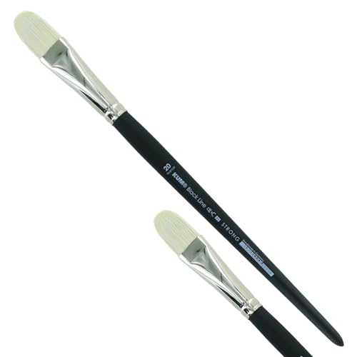 KUM 5123511 - Acryl- und Ölpinsel Black Line, Katzenzunge, Größe 20, für Künstler, Künstlerpinsel, Künstlerbedarf KUM 5123511 - Acryl- und Ölpinsel Black Line, Katzenzunge, Größe 20, für Künstler, Künstlerpinsel, Künstlerbedarf von Kum