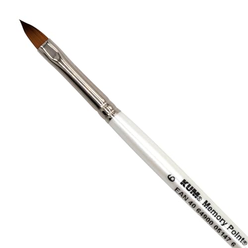 KUM 514.00.11 - Memory Point Brushes CT, MemTip Pin CT 6", Katzenzungenform, 1 Stück KUM 514.00.11 - Memory Point Brushes CT, MemTip Pin CT 6", Katzenzungenform, 1 Stück von Kum