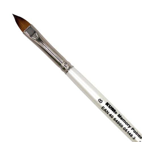 KUM 514.01.11 - Memory Point Brushes CT, MemTip Pin CT 8", Katzenzungenform, 1 Stück KUM 514.01.11 - Memory Point Brushes CT, MemTip Pin CT 8", Katzenzungenform, 1 Stück von Kum