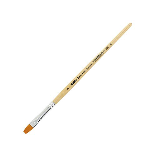 KUM 514.25.19 - Synthetik Pinsel flach, School & Art FL 8", 1 Stück von Kum
