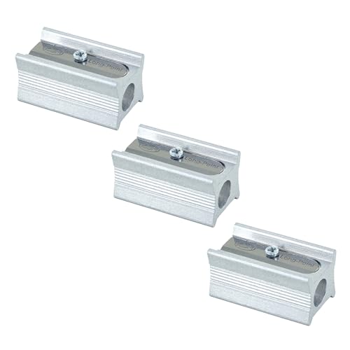 KUM AZ104.06.16-M - Langkonusspitzer Magnesium Stenograph 400 5L, Anspitzer für lange Minenspitzen, silber, 3er Multipack KUM AZ104.06.16-M - Langkonusspitzer Magnesium Stenograph 400 5L, Anspitzer für lange Minenspitzen, silber, 3er Multipack von Kum