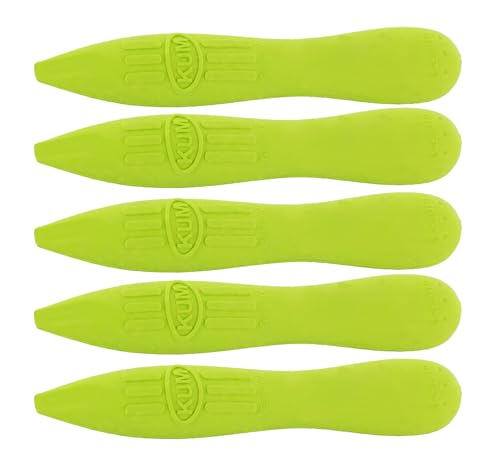 KUM AZ402.17.16-G - Radiergummi Correc Stick in ergonomischer Form, 5 Radierer grün von Kum