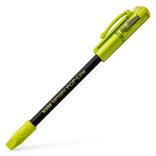 Kum 347.02.24 TipTop Popline D Gap Bleistift Anspitzer mit Radierer, Farben variieren von OOLY
