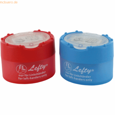Kum Doppelspitzdose Click-Snap K2 Pop farbig sortiert Linkshänder von Kum