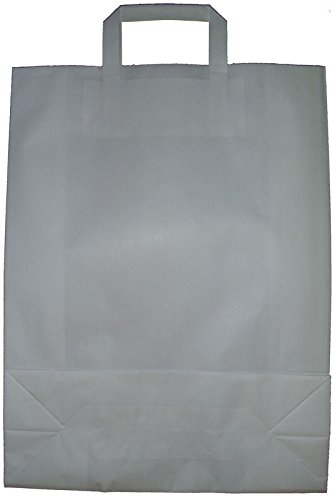 25 Papiertragetaschen Papiertaschen Papiertüten weiß 22 + 10 x 28 cm 25 Papiertragetaschen Papiertaschen Papiertüten weiß 22 + 10 x 28 cm von Kunsthandwerkstube