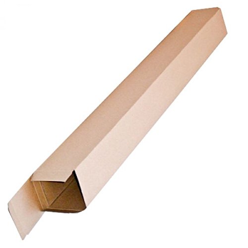 Karton Versandhülsen 1-wellig 75 x 75 x 1300 mm VE 50 Stück von Kunsthandwerkstube