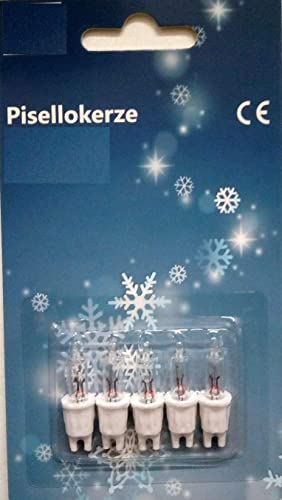 Kunsthandwerkstube Ersatzbirnen Pisello für 10-er Mini-Lichterkette 24 Volt von Kunsthandwerkstube