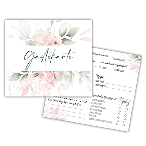 Kunterbuntspecht 40 Gästekarten für Hochzeit Gästebuchkarten Hochzeitsspiel Hochzeitsgäste Gästebuchseiten Brautpaar Wedding Gästekarten zum ausfüllen Boho Hochzeit Kunterbuntspecht 40 Gästekarten für Hochzeit Gästebuchkarten Hochzeitsspiel Hochzeitsgäste Gästebuchseiten Brautpaar Wedding Gästekarten zum ausfüllen Boho Hochzeit von Kunterbuntspecht