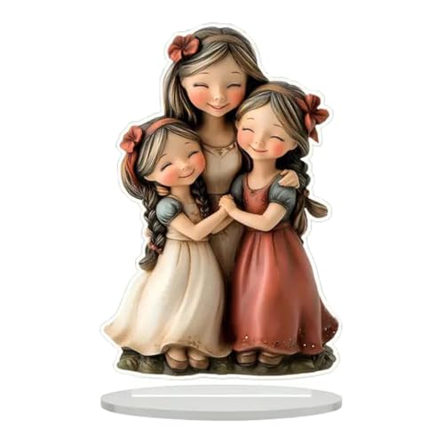 Kuntesetty Acryl Ornament Als Tischdekoration Dekorationsobjekt Und Dekofigur Eine Schreibtischdekoration Als Leichte Acrylfigur für Büro Schlafzimmer Und Den G, Mädchen 12.8 cm X 20 cm von Kuntesetty