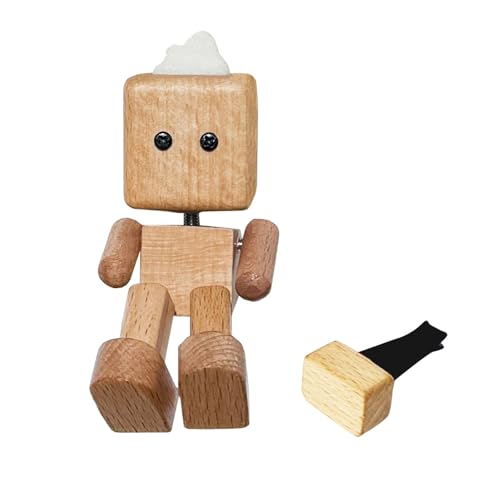 Kuntesetty Holzfigur Armaturenbrett Zubehör Schreibtischdekoration Sammlerfigur Holzmännchen mit Lustigen Schlenkerbeinen für Auto Innenraum Büro Und Als Geschen, Buche Kuntesetty Holzfigur Armaturenbrett Zubehör Schreibtischdekoration Sammlerfigur Holzmännchen mit Lustigen Schlenkerbeinen für Auto Innenraum Büro Und Als Geschen, Buche von Kuntesetty