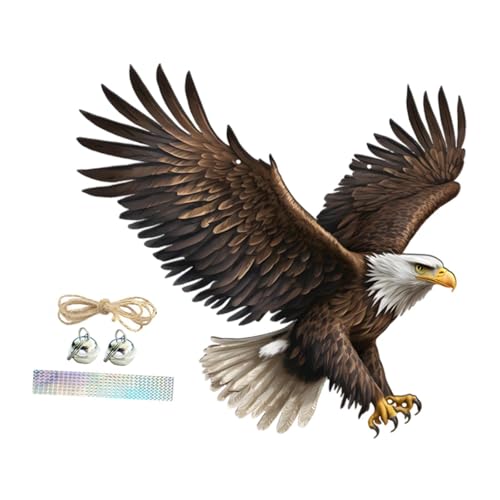 Kuntesetty Ornament Hängedeko mit Juteseil Und Schleppe Effektive Vogelvertreibung Aus Robustem PP Material Ideal für Garten Terrasse Und Außenbereich Als, Style A Kuntesetty Ornament Hängedeko mit Juteseil Und Schleppe Effektive Vogelvertreibung Aus Robustem PP Material Ideal für Garten Terrasse Und Außenbereich Als, Style A von Kuntesetty