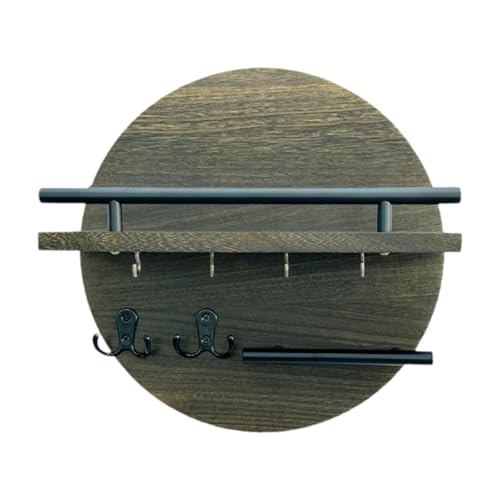Kuntesetty Schlüsselbrett mit Integrierter Briefablage Und Wandhaken Als Multifunktionales Schlüsselregal Und Wandorganizer Aus Holz für Den Eingang Die Diele Un, Style A Kuntesetty Schlüsselbrett mit Integrierter Briefablage Und Wandhaken Als Multifunktionales Schlüsselregal Und Wandorganizer Aus Holz für Den Eingang Die Diele Un, Style A von Kuntesetty