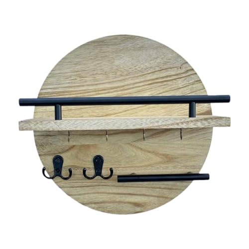 Kuntesetty Schlüsselbrett mit Integrierter Briefablage Und Wandhaken Als Multifunktionales Schlüsselregal Und Wandorganizer Aus Holz für Den Eingang Die Diele Un, Style D Kuntesetty Schlüsselbrett mit Integrierter Briefablage Und Wandhaken Als Multifunktionales Schlüsselregal Und Wandorganizer Aus Holz für Den Eingang Die Diele Un, Style D von Kuntesetty
