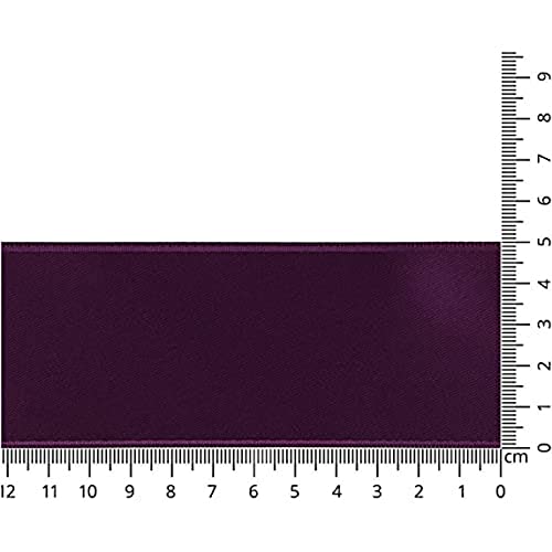Kuny 22355-0050-0097 Satinband, 100 Prozent Polyester, 0097 Violett, 25 m x 50 mm von Kuny