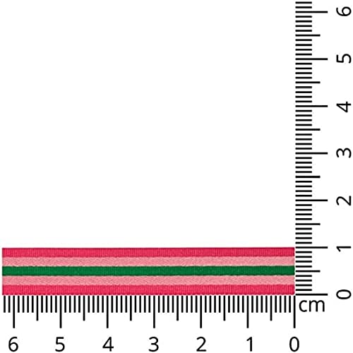 Kuny 30188-0010-0003 Band, 0003 Rosa/Grün, 20 m x 10 mm von Kuny