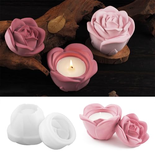 3D-Rosen-Box-Form mit Deckel, Blumenform, Silikonformen, DIY-Kerzenform, Schmuck-Organizer, Gießform, Epoxidharz, Bastelform für Ringe, Süßigkeiten, Aufbewahrung, Kerzenhalter, Valentinstag, 3D-Rosen-Box-Form mit Deckel, Blumenform, Silikonformen, DIY-Kerzenform, Schmuck-Organizer, Gießform, Epoxidharz, Bastelform für Ringe, Süßigkeiten, Aufbewahrung, Kerzenhalter, Valentinstag, von Kunyeah