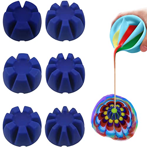 6 Stück/Set Blumen-Gießbecher für Farbgießen Farbgieß-Siebe geteilter Becher Flüssigkeit Kunst geteilter Becher Malwerkzeuge DIY Basteln Zeichnen Zubehör Ausgießen von Acrylfarbe Silikonbecher (blau) 6 Stück/Set Blumen-Gießbecher für Farbgießen Farbgieß-Siebe geteilter Becher Flüssigkeit Kunst geteilter Becher Malwerkzeuge DIY Basteln Zeichnen Zubehör Ausgießen von Acrylfarbe Silikonbecher (blau) von Kunyeah