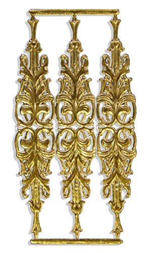 Kunze 06030901 Ornamente, Dresdner Pappe, Gold, 3 Stück Kunze 06030901 Ornamente, Dresdner Pappe, Gold, 3 Stück von Kunze