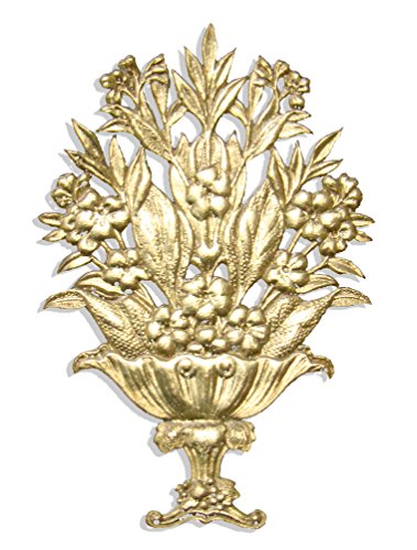 Kunze Blumen Gebinde, Dresdner Pappe, Gold, 4.5 x 7 x 0.05 cm von Kunze