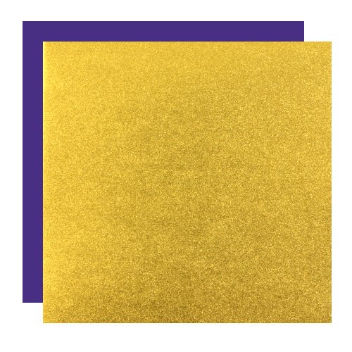 Origami-Papier Premium Double Color 12 cm Metallic-Paper gold-violett, 10 Blatt von Kurasawa